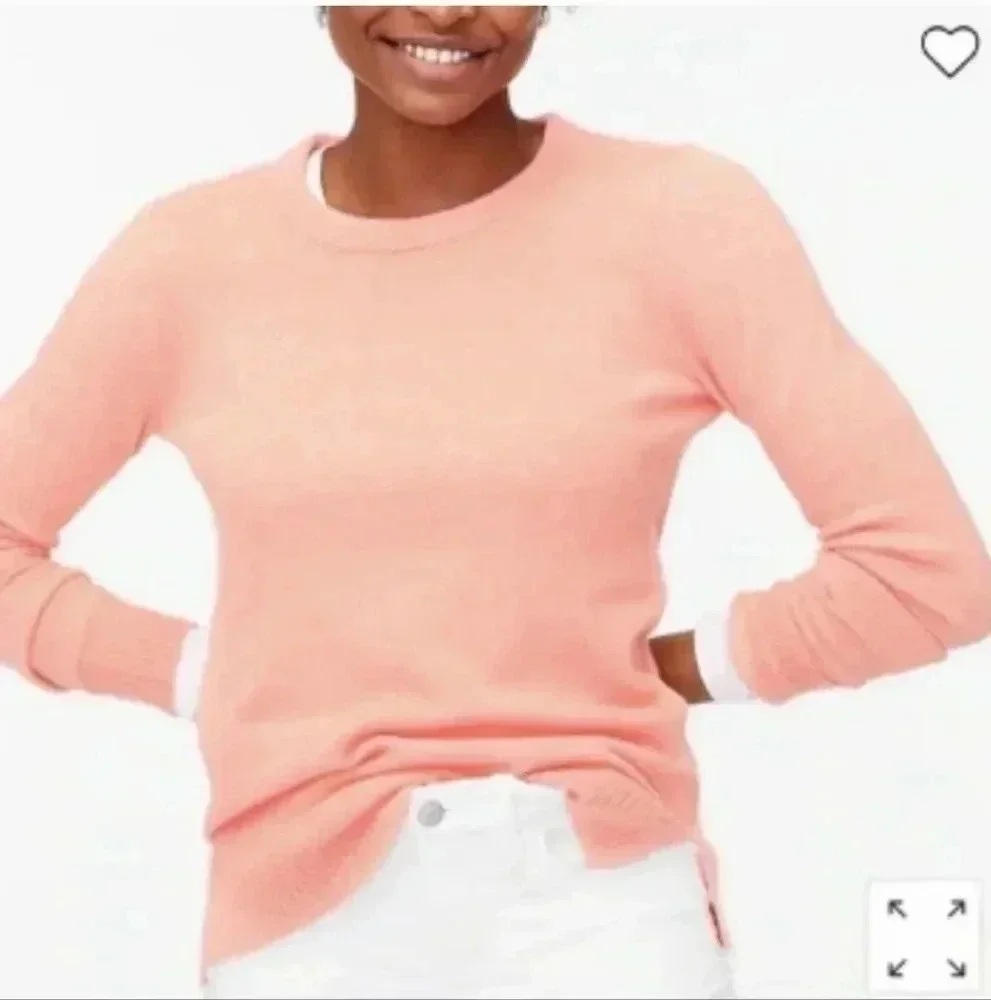 J.Crew Factory Wool Blend Crewneck Extra Soft Sweater(L)